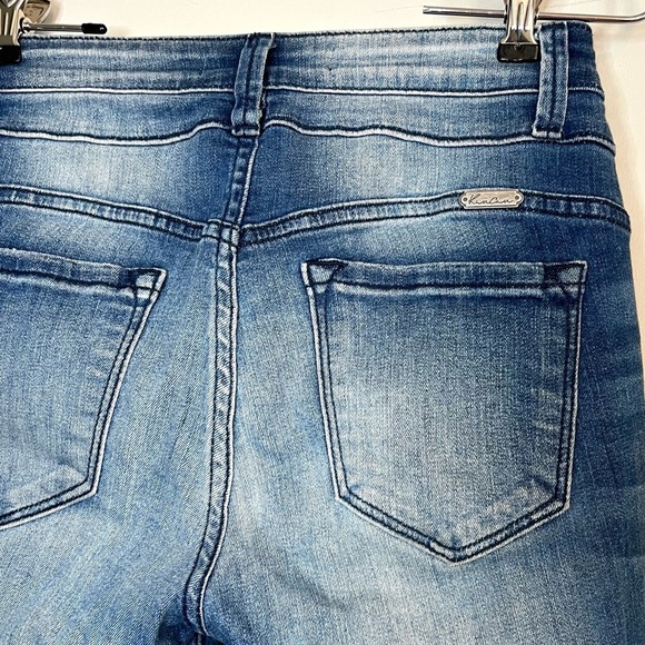 KanCan Women's Mid Rise Distressed Skinny Jeans Sz 26 - Picture 5 of 7